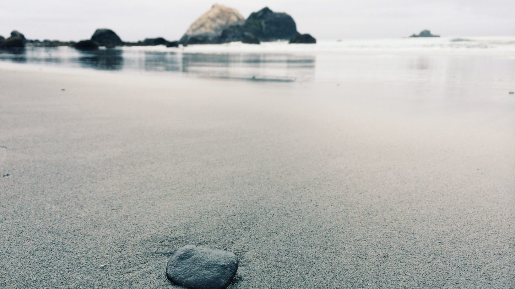 ocean sand rocks